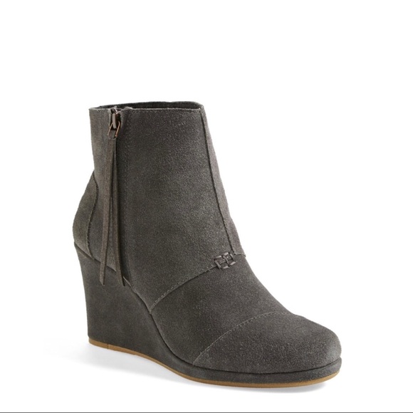 TOMS wedge booties- NEW - Picture 1 of 6